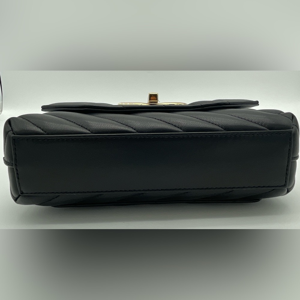 $2145 NWT DOLCE & GABBANA BLACK QUILTED LEATHER DG BAG PURSE! - Picture 11 of 13